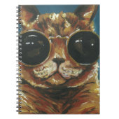 Dapper Animal | Kitty in Sonnenbrille Notizblock (Vorderseite)