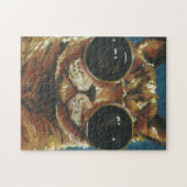 Dapper Animal | Kitty in Sonnenbrille Puzzle (Horizontal)