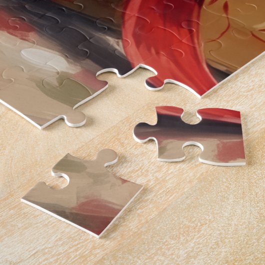 Dapper Boston Terrier Dog Christmas Gift Puzzle (Seite)