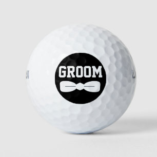 Dapper Bow Krawatte Groom Black Circle Golfball