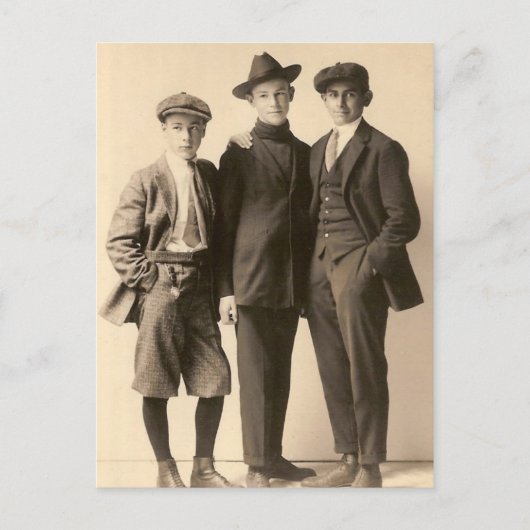 Dapper Boys Postkarte (Vorderseite)