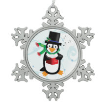Dapper Caroling Pinguin