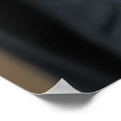 Dapper Dackel in eleganter Viktorianischer Einrich Poster (Ecke)