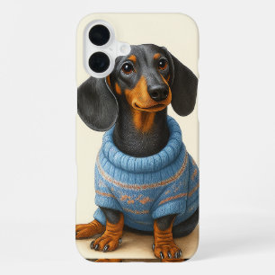 Dapper Dackel iPhone 16 Plus Hülle