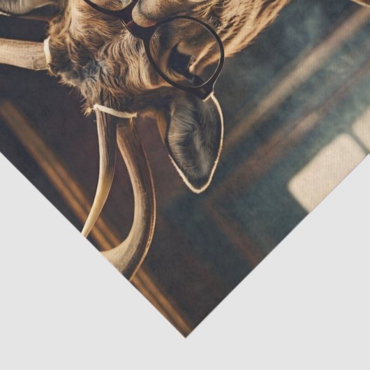 Dapper Deer Decoupage Paper Seidenpapier (Ausschnitt)