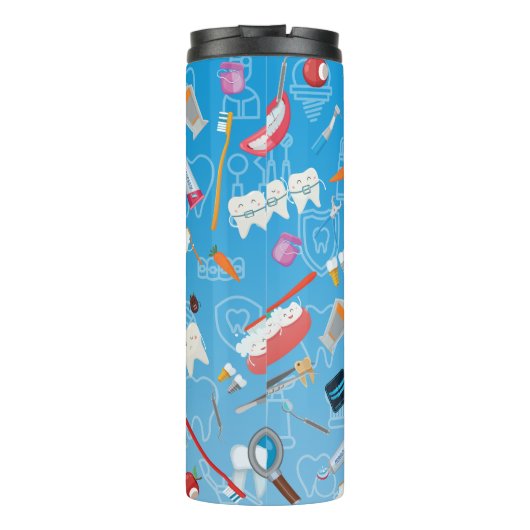 Dapper Dentist Thermosbecher (Rückseite)