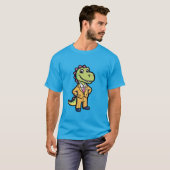 Dapper Dinosaur in einem Anzug-T - Shirt (Vorne ganz)