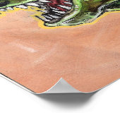 Dapper Dinosaur Poster (Ecke)