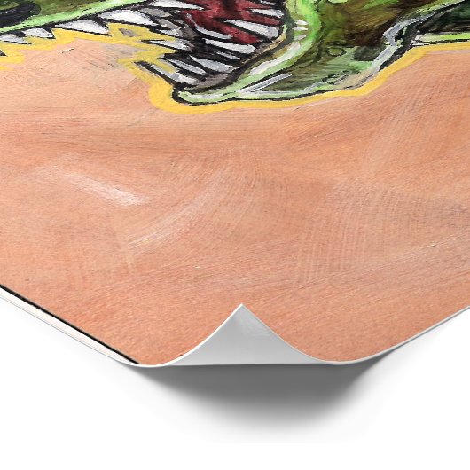 Dapper Dinosaur Poster (Ecke)