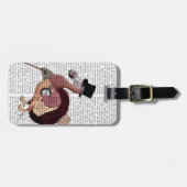 Dapper Dodo Gepäckanhänger (Vorderseite horizontal)