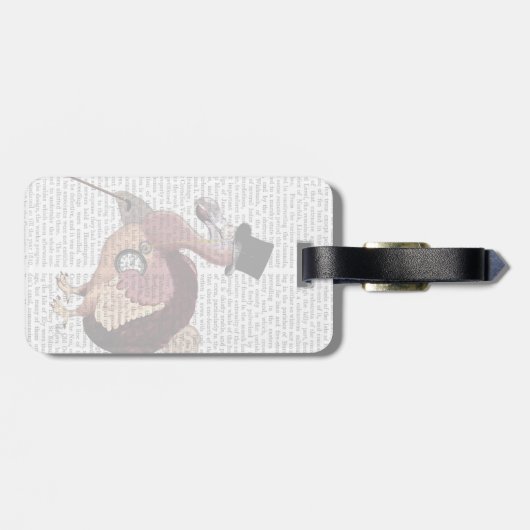 Dapper Dodo Gepäckanhänger (Rückseite horizontal)