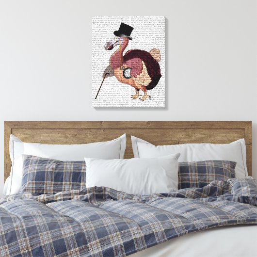 Dapper Dodo Leinwanddruck (Insitu (Schlafzimmer))