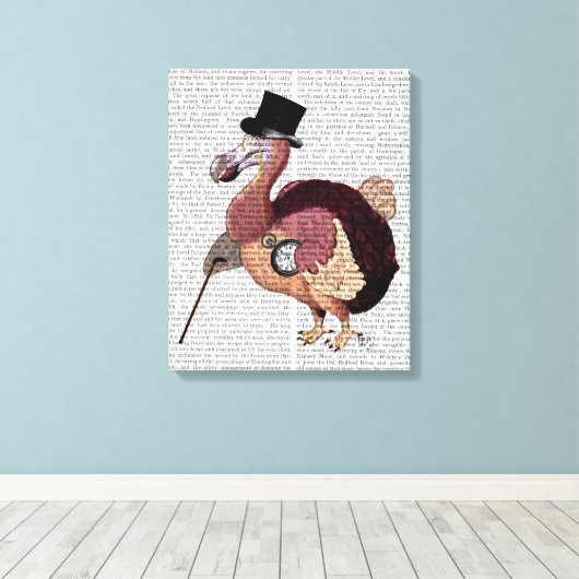 Dapper Dodo Leinwanddruck (Insitu (Holzboden))