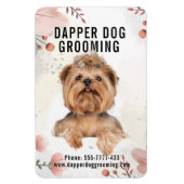 Dapper Dog Grooming Business Magnet (Vertikal)