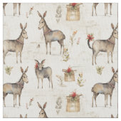 Dapper Donkey: Whimsy Donkey Stoff (Nahaufnahme)