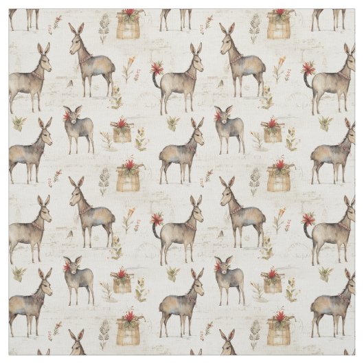 Dapper Donkey: Whimsy Donkey Stoff (Muster)