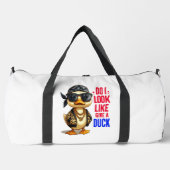 Dapper Duck Donning Shades and Bandana Duffle Bag (Vorderseite)