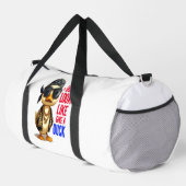 Dapper Duck Donning Shades and Bandana Duffle Bag (Rechte Ecke)
