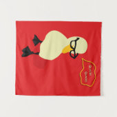 Dapper Duck Wandteppich (Vorderseite (Horizontal))