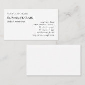 Dapper, Fachausweis für Gesundheitswesen Visitenkarte (Vorne/Hinten)