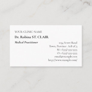 Dapper, Fachausweis für Gesundheitswesen Visitenkarte