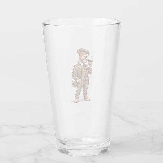Dapper Gentleman Dog  Glas (Rückseite)