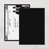 Dapper Grooms Custom RSVP Cards Karte (Vorne/Hinten)