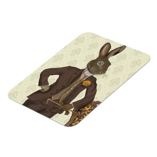 Dapper Hare 2 Magnet (Linke Seite)