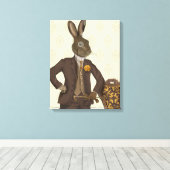 Dapper Hare Leinwanddruck (Insitu (Holzboden))