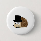 Dapper Igel Button (Vorderseite)