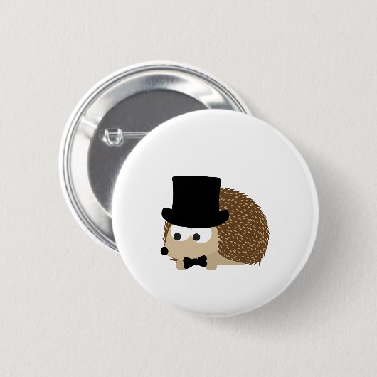 Dapper Igel Button (Vorne & Hinten)