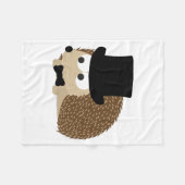 Dapper Igel Fleecedecke (Vorderseite (Horizontal))