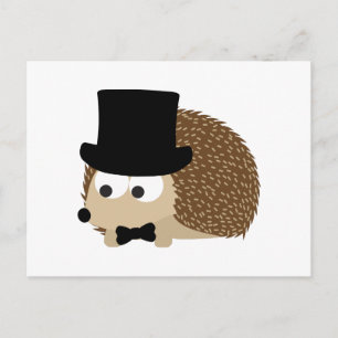 Dapper Igel Postkarte