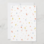 Dapper Kitty Einladung zum Geburtstag (Rückseite)