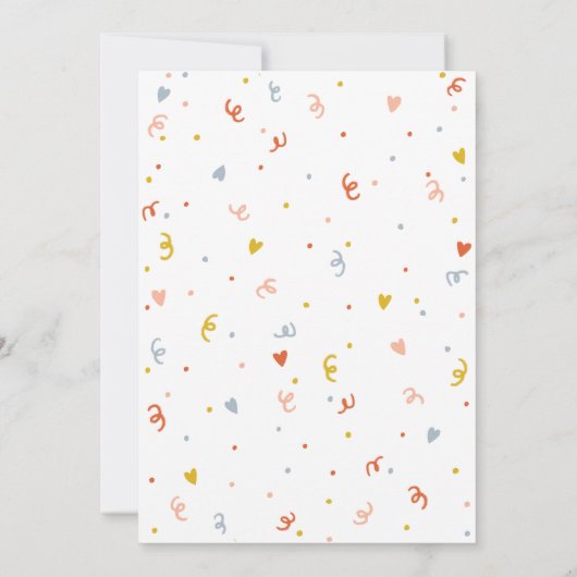 Dapper Kitty Einladung zum Geburtstag (Rückseite)