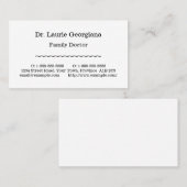 Dapper, konservative Visitenkarte (Vorne/Hinten)