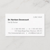 Dapper, konservative Visitenkarte (Vorderseite)