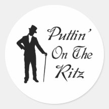 Dapper Man Puttin über das Ritz