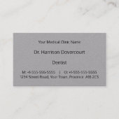 Dapper Medical Beruflich Business Card Visitenkarte (Vorderseite)