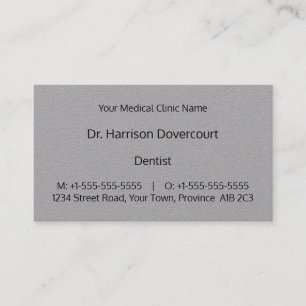 Dapper Medical Beruflich Business Card Visitenkarte