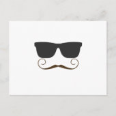 Dapper Mustache Postkarte (Vorderseite)