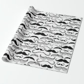 Dapper Mustaches Wrapping Paper Geschenkpapier (Ungerollt)
