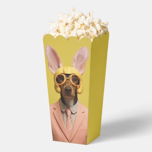 Dapper Oaster Bunny Dog Geschenkschachtel (Geplatzt)