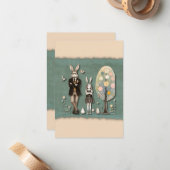 Dapper Oaster Mitteilungskarte (Vorderseite/Rückseite Beispiel)