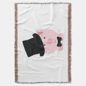 Dapper Pig Decke (Vorderseite Vertikal)