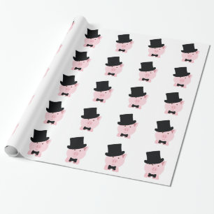 Dapper Pig Geschenkpapier