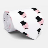 Dapper Pig Krawatte (Gerollt)