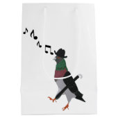 Dapper Pigeon  Mittlere Geschenktüte (Rückseite)