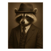Dapper Raccoon Poster (Vorderseite)