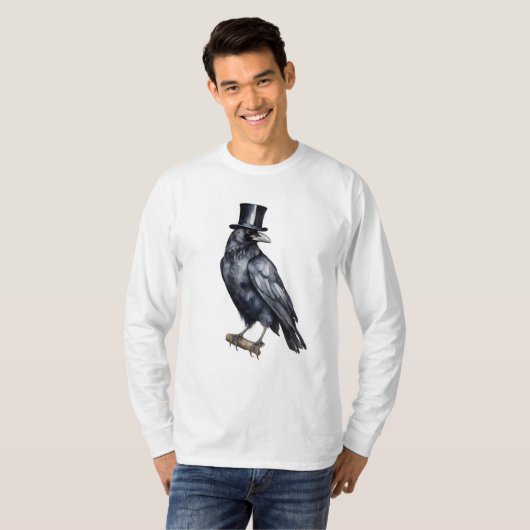 Dapper Raven in Bloom T-Shirt (Vorne ganz)